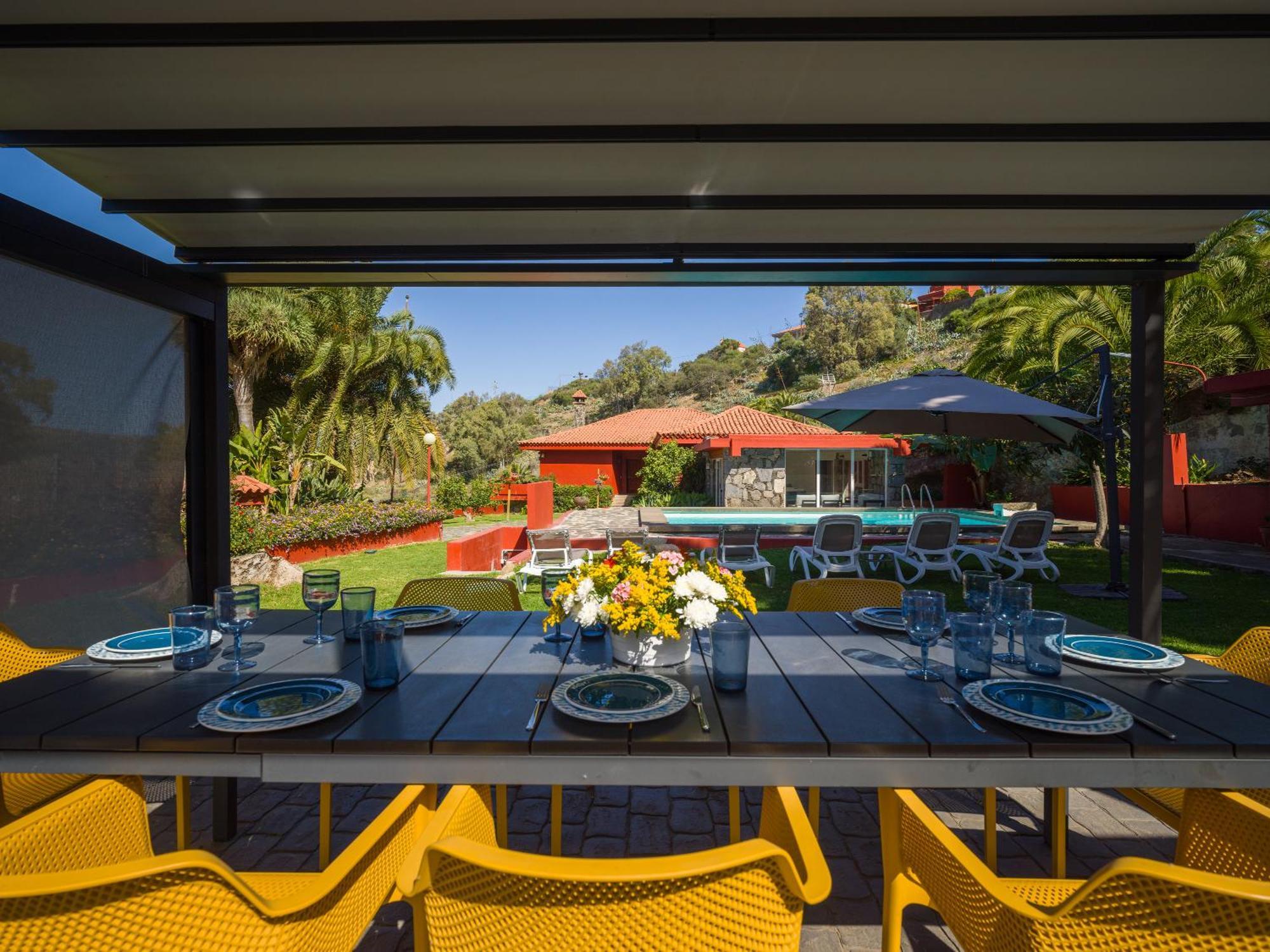 El Jardin De Santa Brigida With Private Pool, Sauna & Jacuzzi Esterno foto